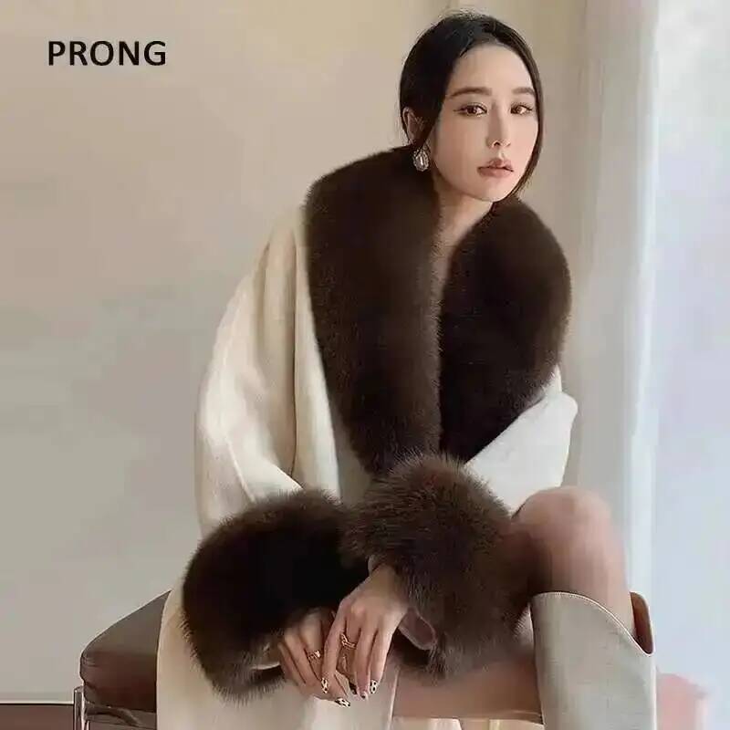 Winter Clothing Clearance Sale - 100% Real Fox Fur Collar Winter