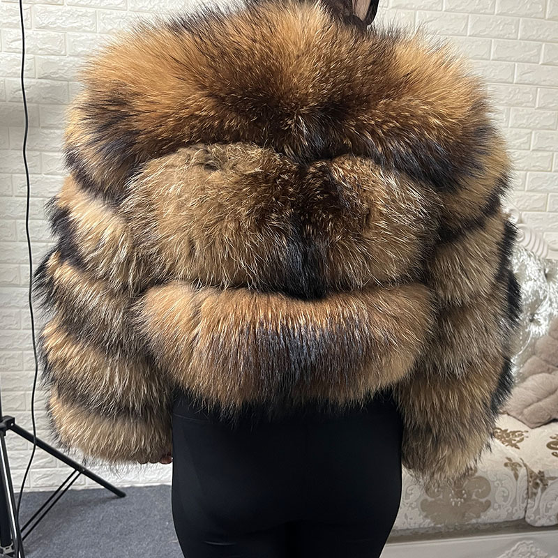 Plus Size Tops Brown Fur Maoma - Winter Clothing Clearance Sale recension och pris