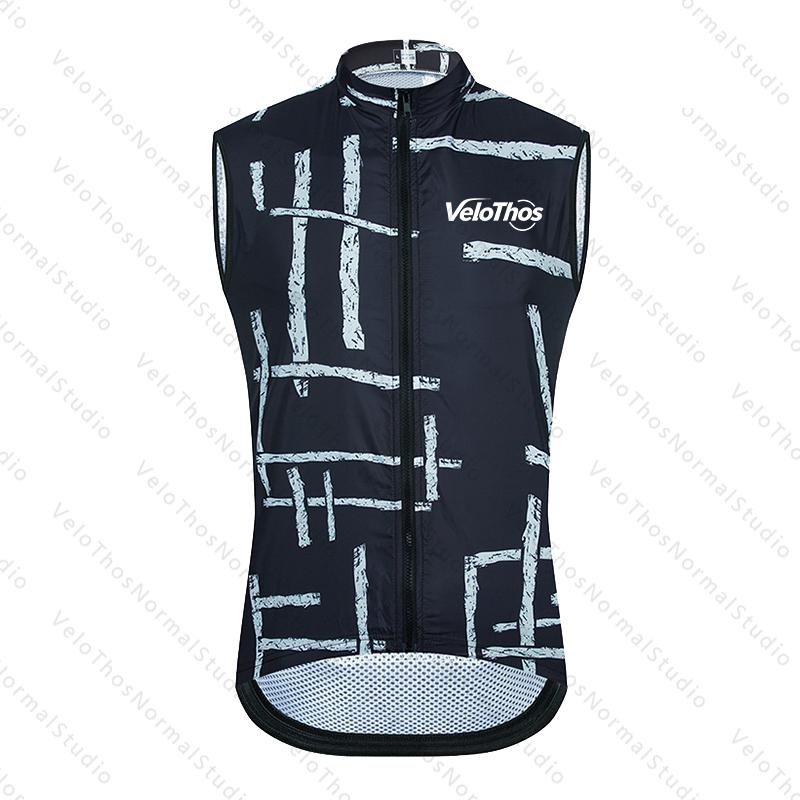 VeloThos Cycling Vest Windproo - Padded Vest Gilet recension och pris