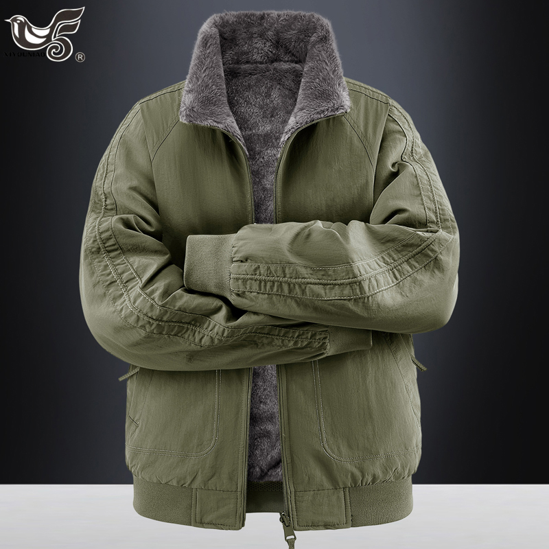 Men Parkas Thick Warm Reversib - Winter Clothing Game recension och pris