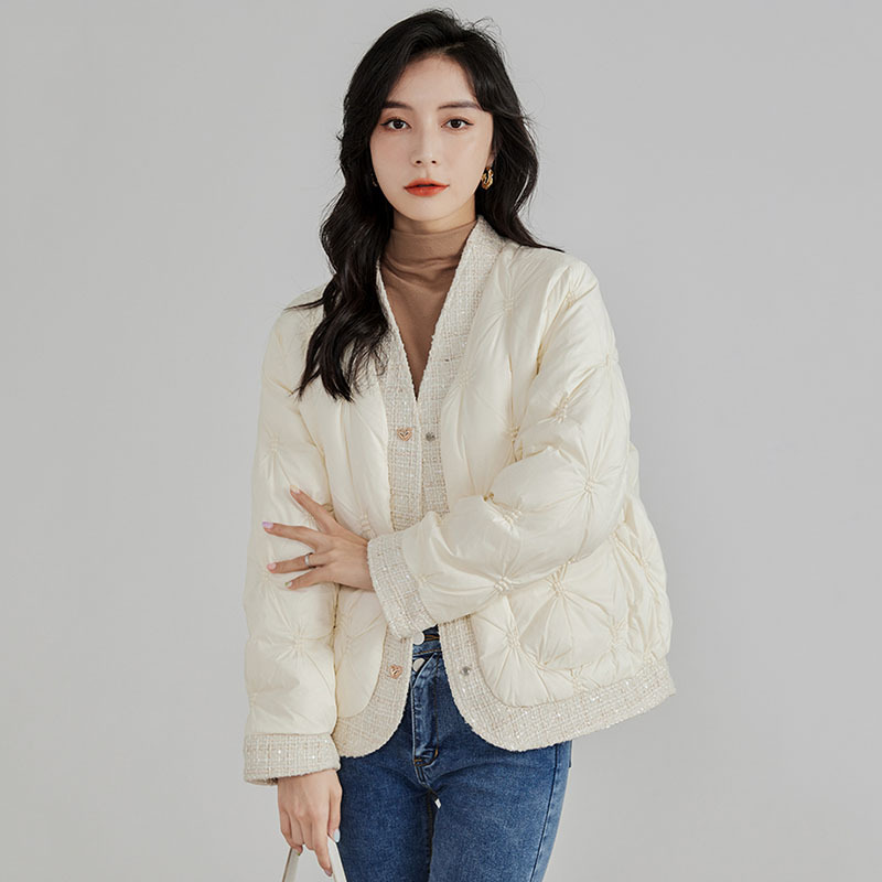 Autumn Winter Down Jacket V-Ne - Winter Clothing Trends recension och pris