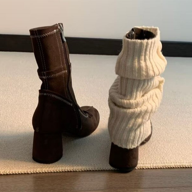 Bow High Heels Women Boots New - Winter Clothing Clearance Sale recension och pris