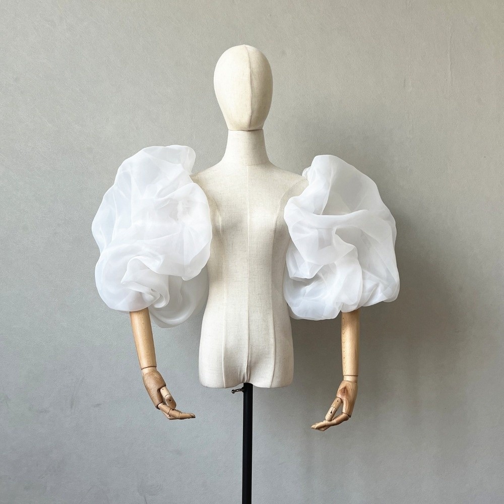 Stylish Puffy Bridal Sleeves O - Winter Clothing Clearance Sale recension och pris