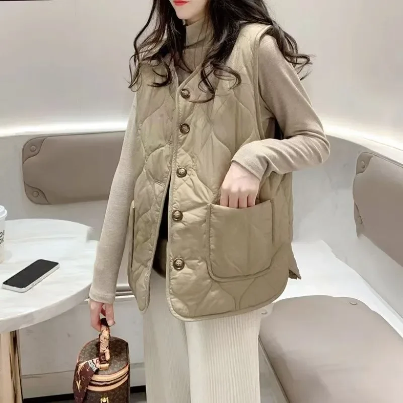 Warm Women's Padded Cotton Ves - Padded Vest Gilet recension och pris