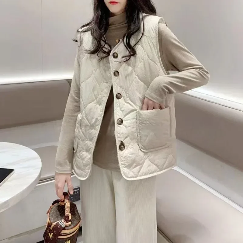 Warm Women's Padded Cotton Ves - Padded Vest Gilet recension och pris