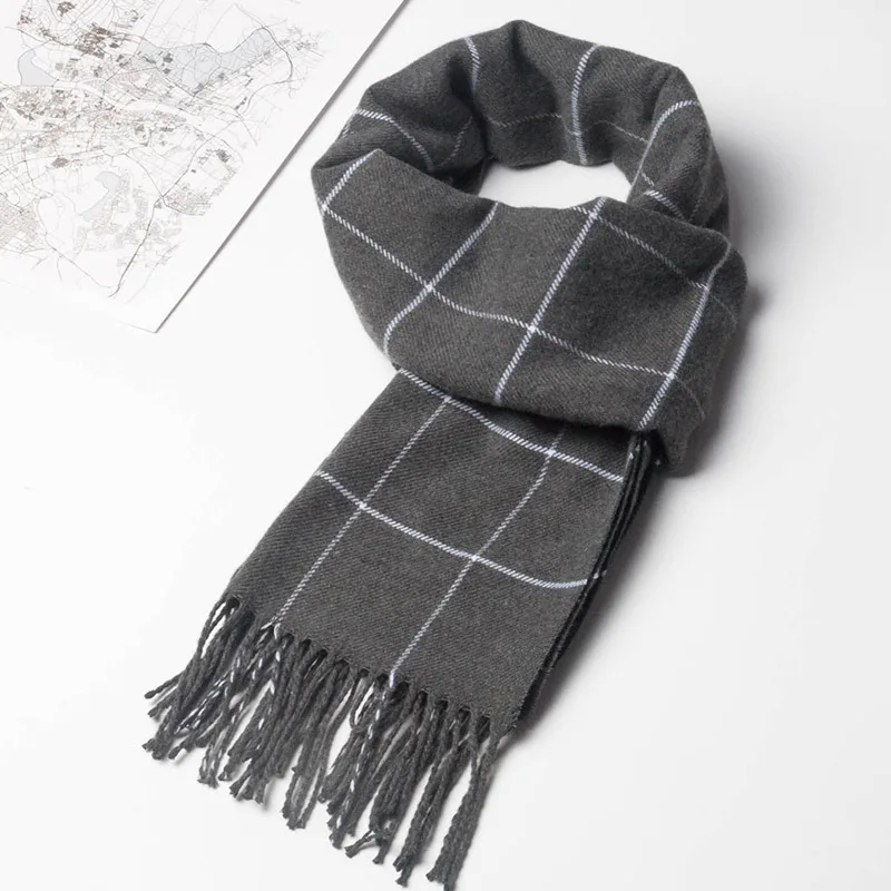 2023 New Winter Men Scarf Keep - Cashmere Scarf Wrap recension och pris