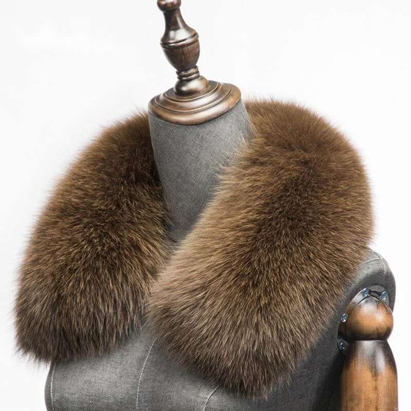 Winter Natural Fox Fur Scarf S - Winter Clothing Clearance Sale recension och pris