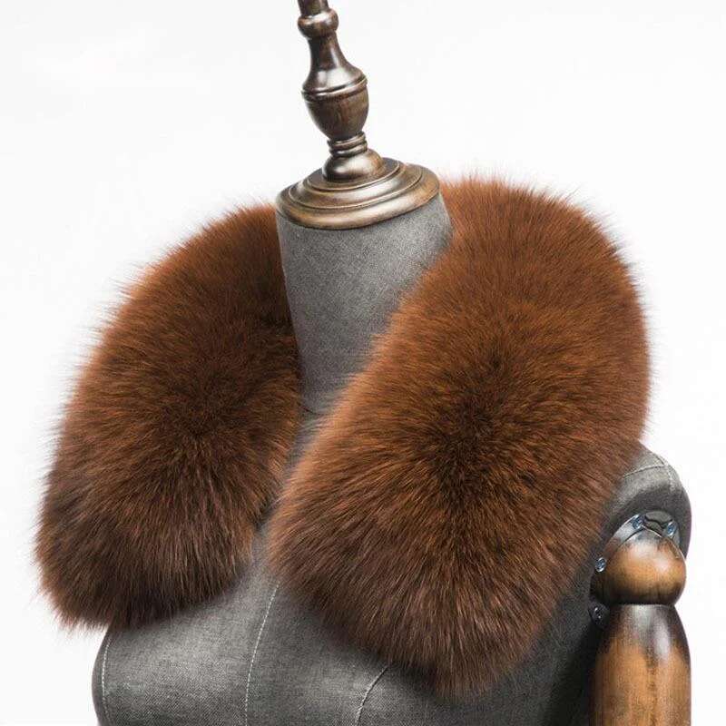 Winter Natural Fox Fur Scarf S - Winter Clothing Clearance Sale recension och pris