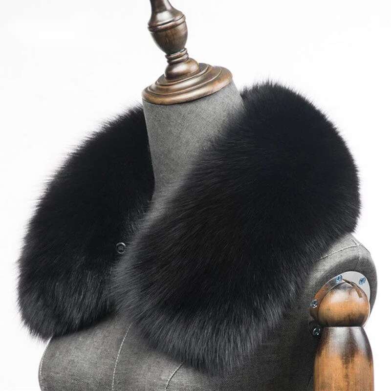 Winter Natural Fox Fur Scarf S - Winter Clothing Clearance Sale recension och pris