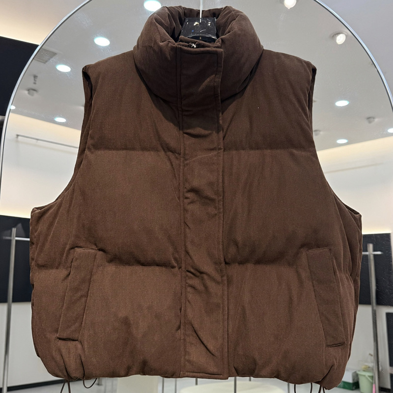 Puffer Vest Women Stand Collar - Padded Vest Gilet recension och pris