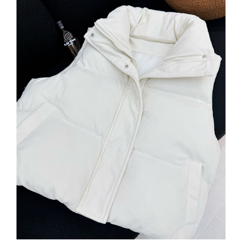 Puffer Vest Women Stand Collar - Padded Vest Gilet recension och pris