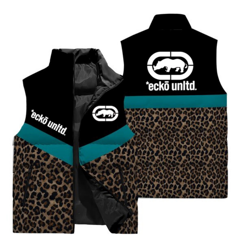 New Men Rhino Logo Leopard Pri - Padded Vest Gilet recension och pris