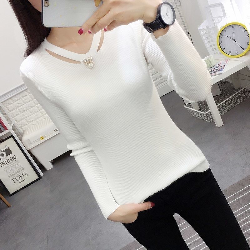 V Neck Knitting Slim Simplicit - Winter Clothing Trends recension och pris