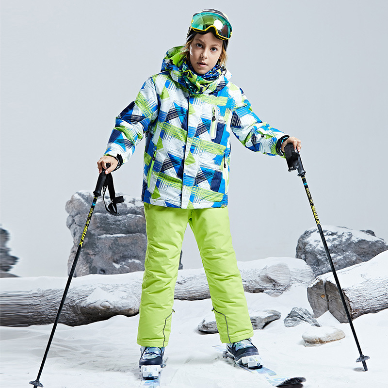 Ski Suit for Kids Skiing Snowb - Ski Pants Waterproof recension och pris