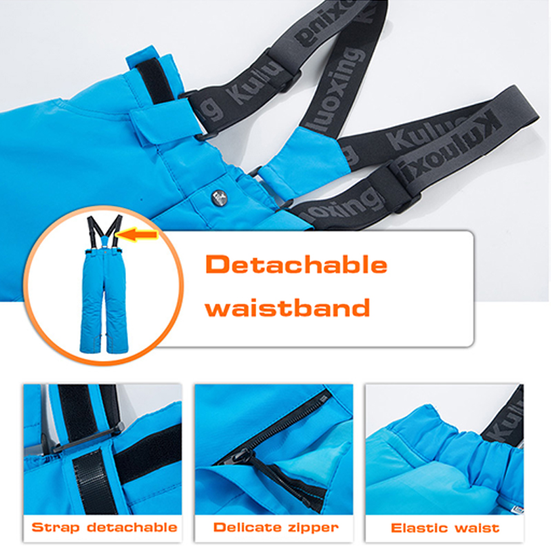 Ski Suit for Kids Skiing Snowb - Ski Pants Waterproof recension och pris
