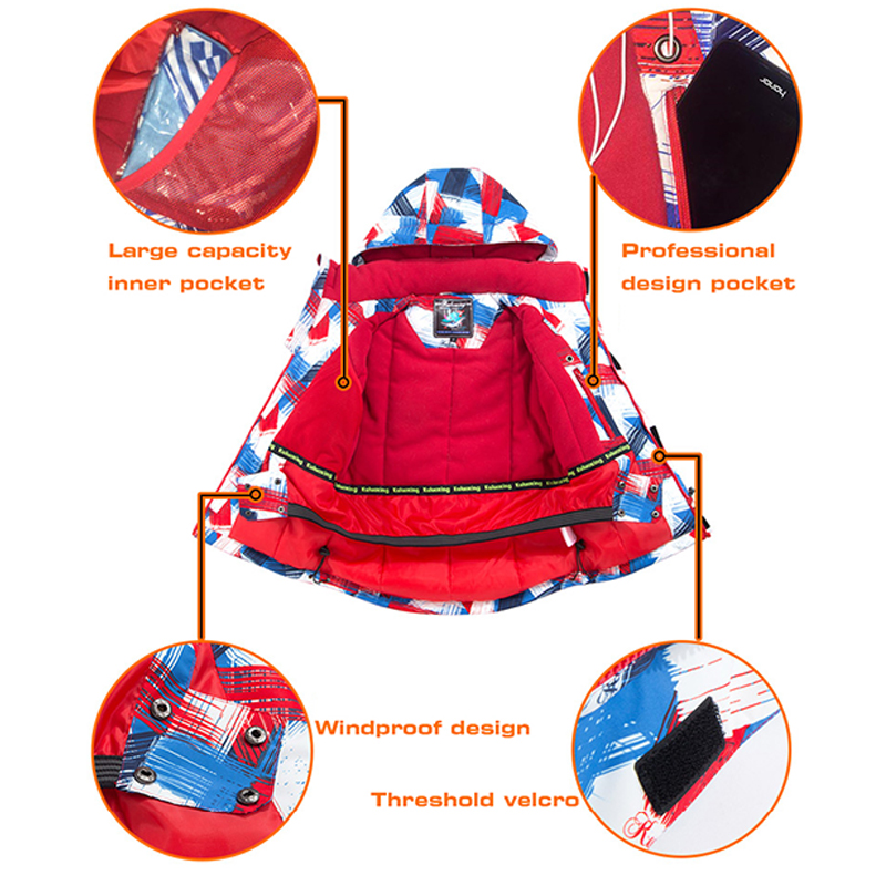 Ski Suit for Kids Skiing Snowb - Ski Pants Waterproof recension och pris