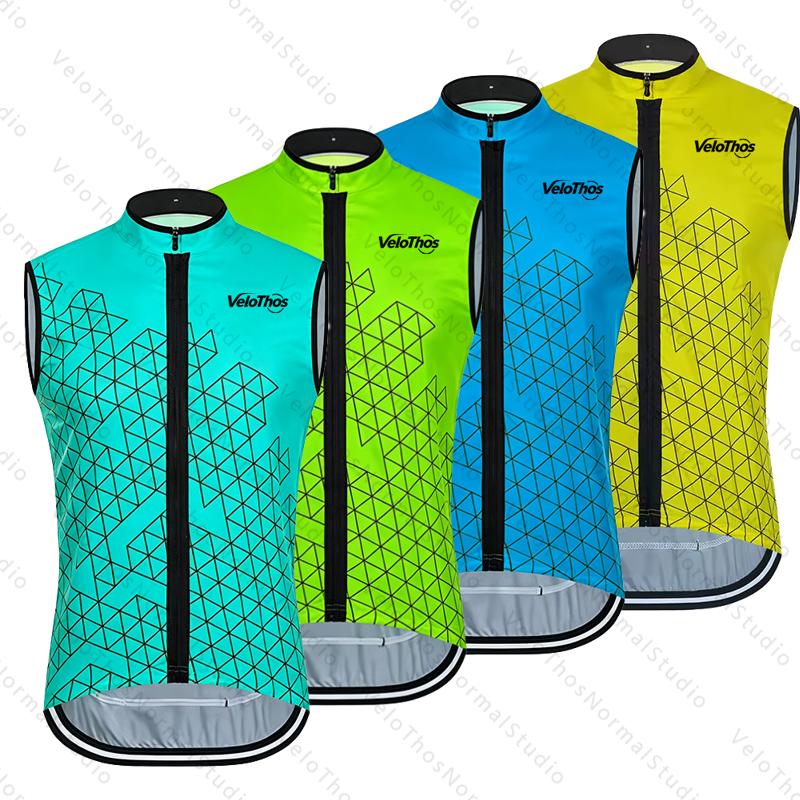 VeloThos Men's Sleeveless Cycl - Padded Vest Gilet recension och pris