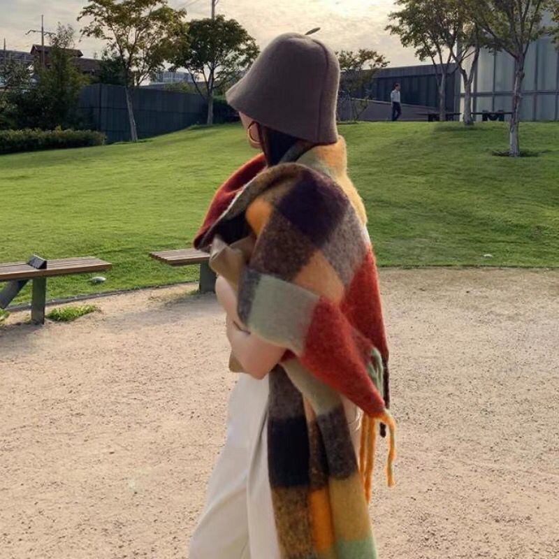 NEW Luxury Winter Thick Warm S - Cashmere Scarf Wrap recension och pris