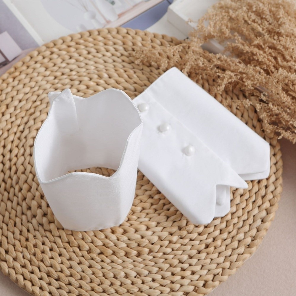 Trend White Fake Cuffs Button  - Winter Clothing Trends recension och pris