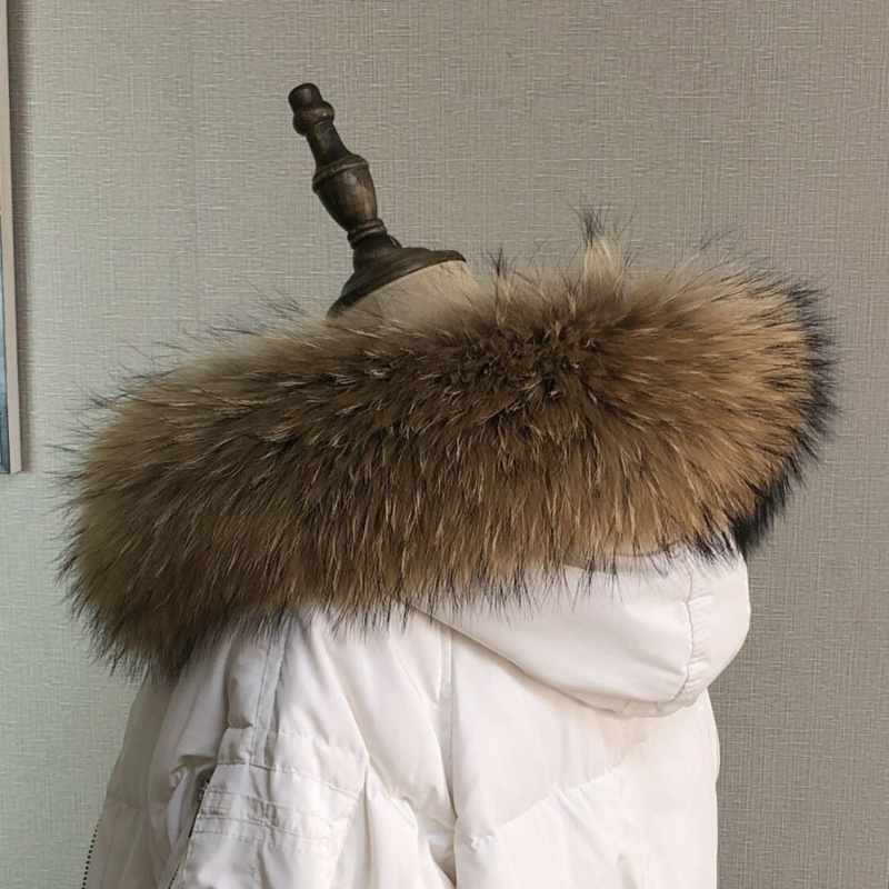 Real Fur Collar for Coat Parka - Winter Clothing Clearance Sale recension och pris