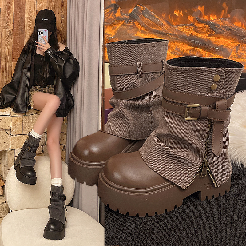 Ankle Boots for Women Cowboy F - Winter Clothing Clearance Sale recension och pris