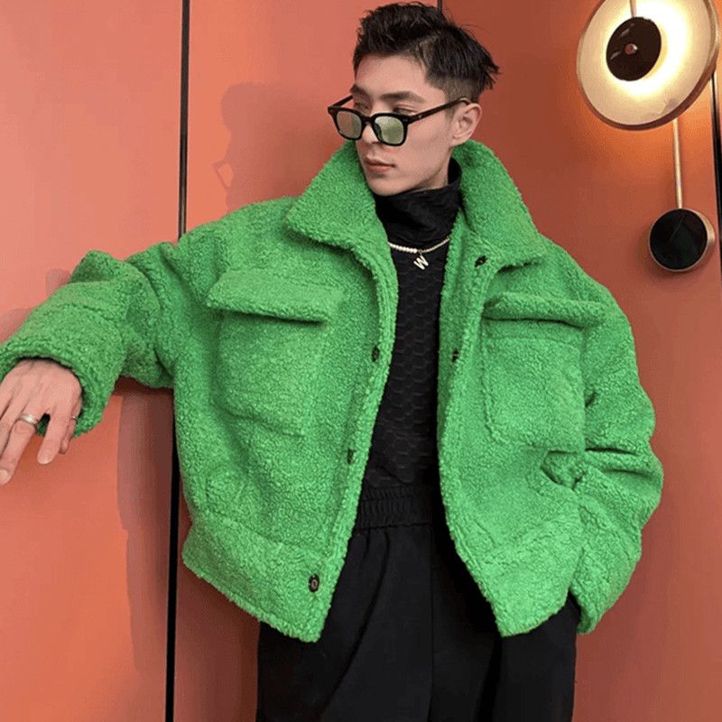 2024 New Men's Lamb Plush Jack - Winter Clothing Trends recension och pris