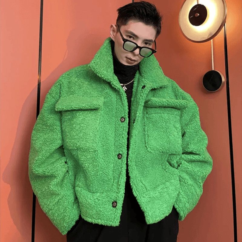 2024 New Men's Lamb Plush Jack - Winter Clothing Trends recension och pris
