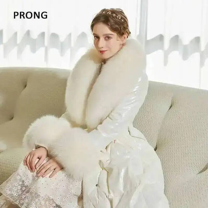 100% Real Fox Fur Collar Winte - Winter Clothing Clearance Sale recension och pris
