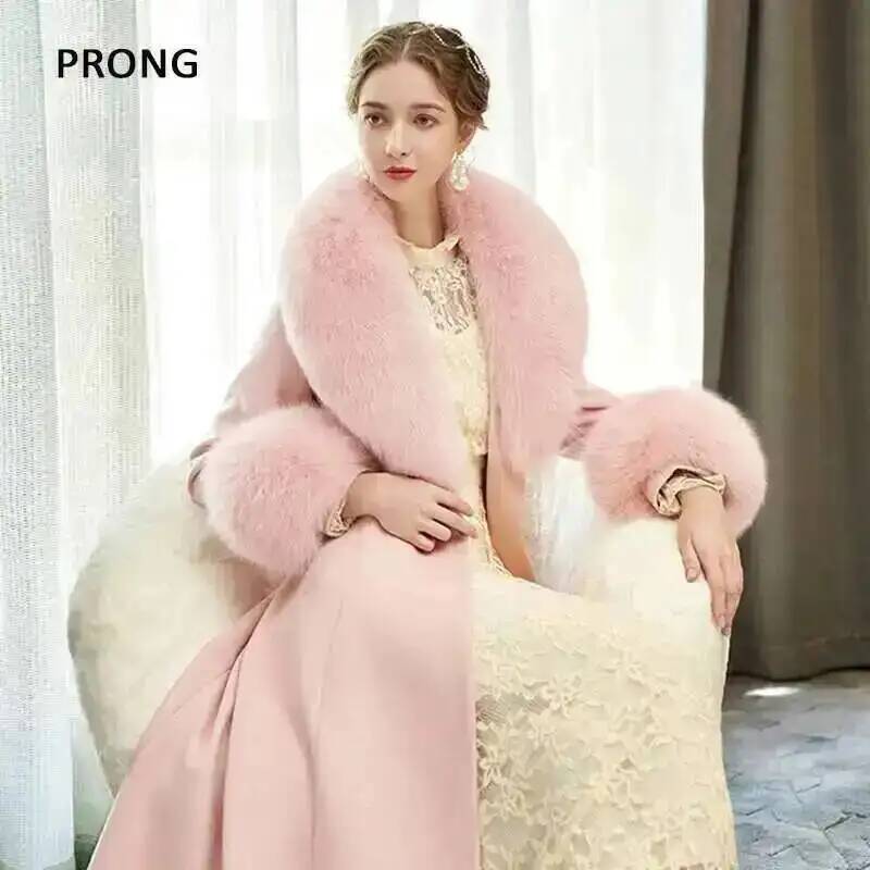 100% Real Fox Fur Collar Winte - Winter Clothing Clearance Sale recension och pris