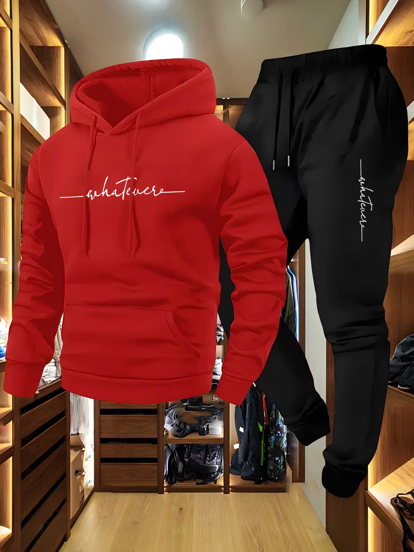 2-Piece Fleece Tracksuit for M - Winter Clothing Trends recension och pris